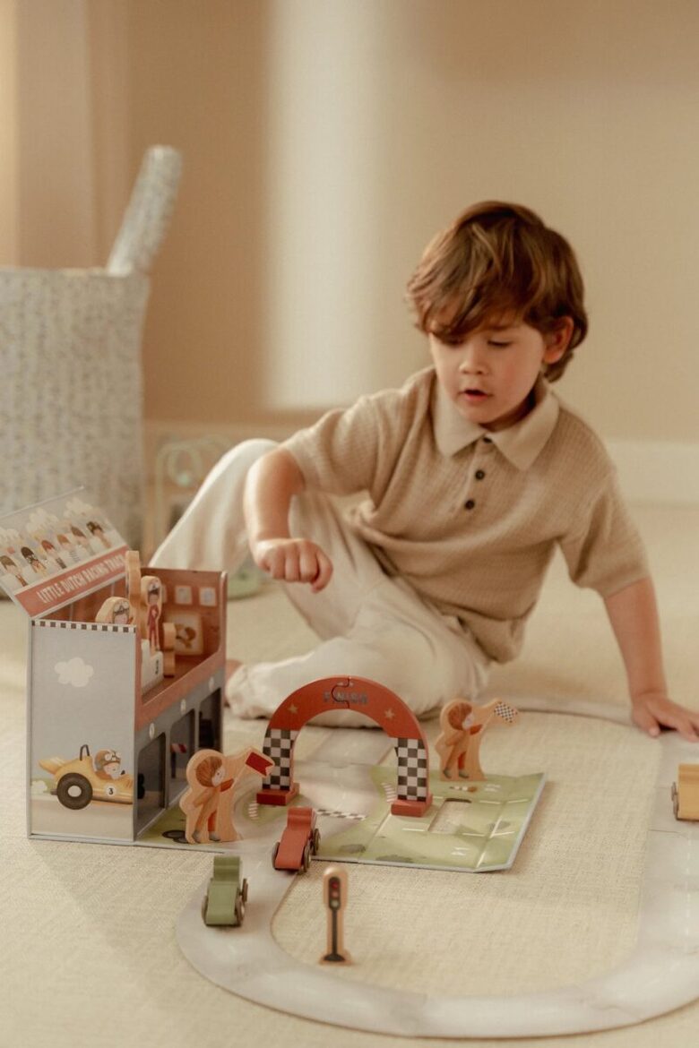 Little Dutch Play Case with Racetrack FSC 2524